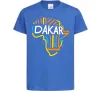 Детская футболка Dakar rally Ярко-синий фото