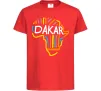 Детская футболка Dakar rally Красный фото