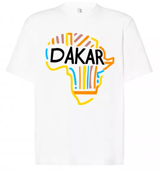 Футболка Оверсайз Dakar rally Білий фото