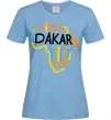 Женская футболка Dakar rally Голубой фото