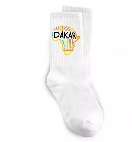 Носки Dakar rally Белый фото