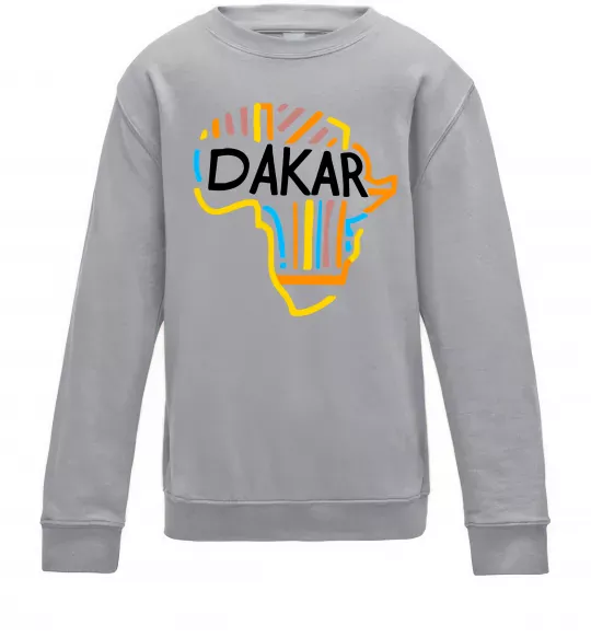 Детский Свитшот Dakar rally Серый меланж фото