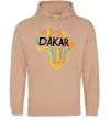 Чоловіча толстовка (худі) Dakar rally Пісочний фото