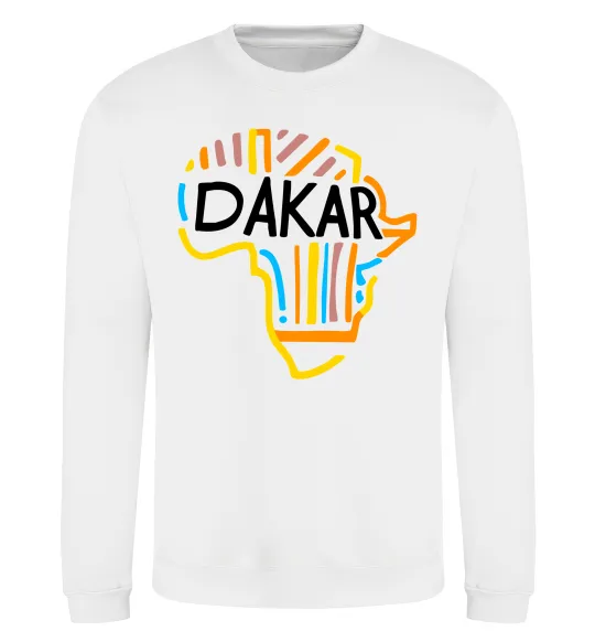 Свитшот Dakar rally Белый фото