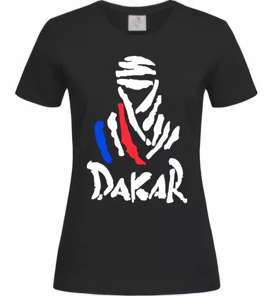 Женская футболка Раллі Дакар Черный фото