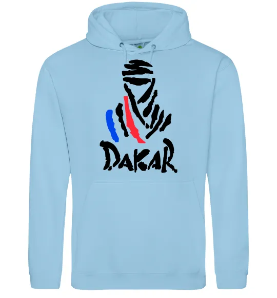 Мужская толстовка (худи) Раллі Дакар Голубой фото