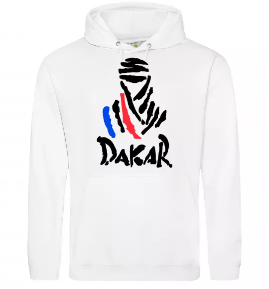 Женская толстовка (худи) Раллі Дакар Белый фото