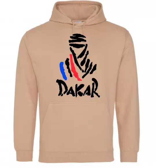 Женская толстовка (худи) Раллі Дакар Песочный фото
