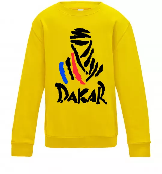 Детский Свитшот Раллі Дакар Солнечно желтый фото