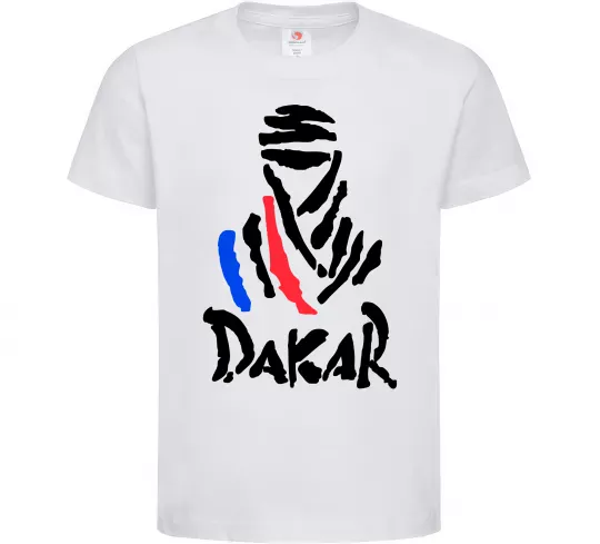Дитяча футболка Раллі Дакар Білий фото