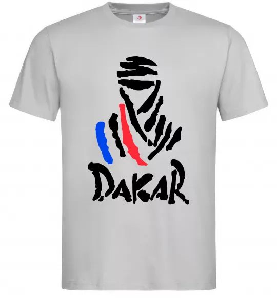 Мужская футболка Раллі Дакар Серый фото