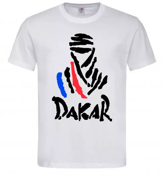 Мужская футболка Раллі Дакар Белый фото