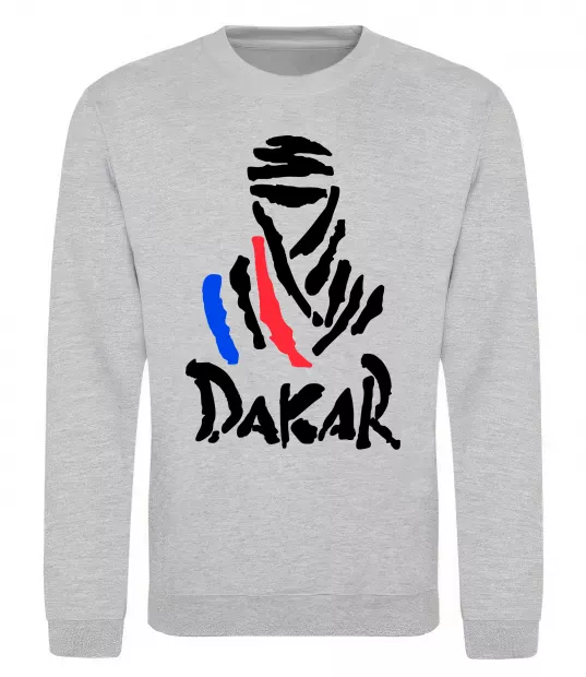 Свитшот Раллі Дакар Серый меланж фото