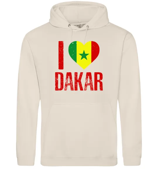 Жіноча толстовка (худі) I love Dakar Таш фото