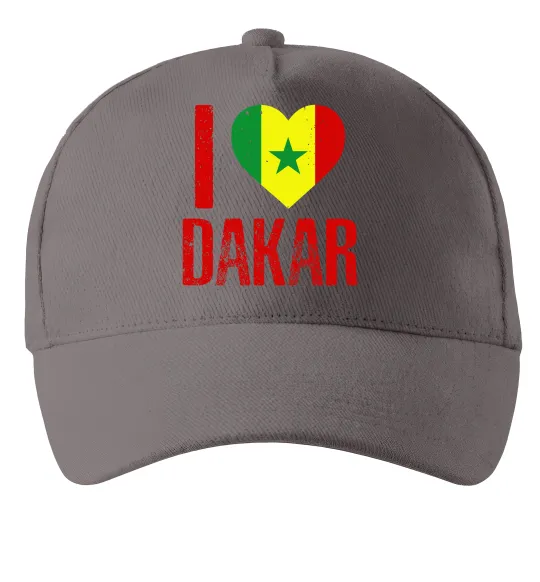 Кепка I love Dakar Серый фото