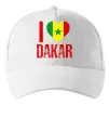 Кепка I love Dakar Белый фото
