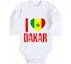 Детский боди I love Dakar Белый фото
