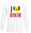 Лонгслив I love Dakar Белый фото