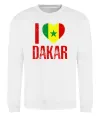Свитшот I love Dakar Белый Свитшот I love Dakar Белый фото