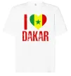 Футболка Оверсайз I love Dakar Белый фото