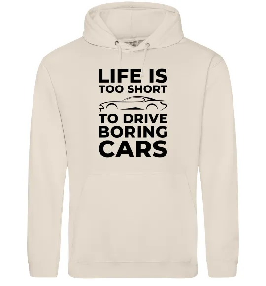 Чоловіча толстовка (худі) Life is to short to drive boring cars Таш фото