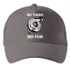 Кепка No turbo, no fun Серый фото