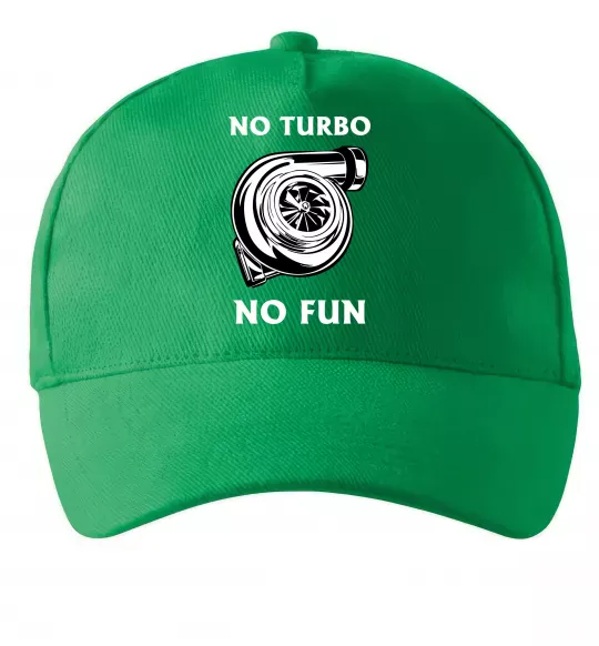 Кепка No turbo, no fun Зелений фото