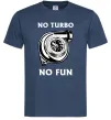Чоловіча футболка No turbo, no fun Темно-синій фото