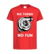 Дитяча футболка No turbo, no fun Червоний фото