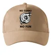 Кепка No turbo, no fun Песочный фото