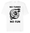 Футболка Оверсайз No turbo, no fun Белый фото