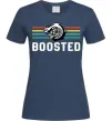 Жіноча футболка Boosted tuning Темно-синій фото
