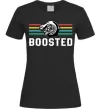 Жіноча футболка Boosted tuning Чорний фото