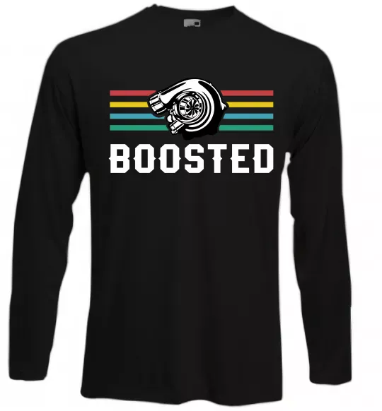 Лонгслів Boosted tuning Чорний фото