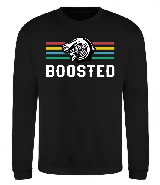 Свитшот Boosted tuning Черный фото