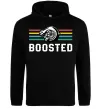 Женская толстовка (худи) Boosted tuning Черный фото