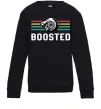Детский Свитшот Boosted tuning Черный фото