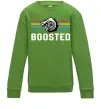 Детский Свитшот Boosted tuning Лаймовый фото