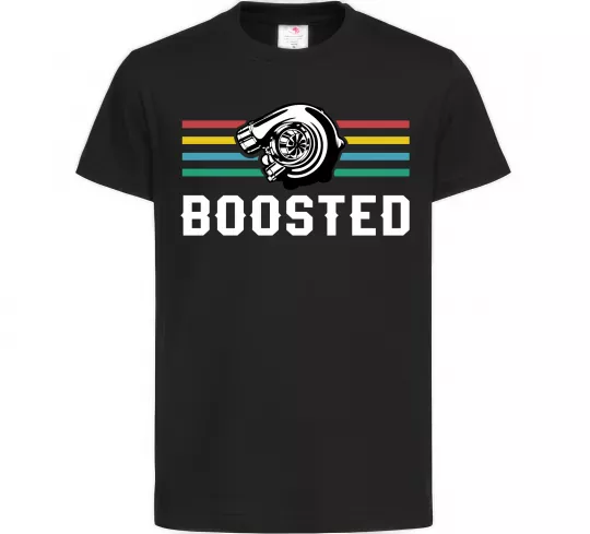 Детская футболка Boosted tuning Черный фото