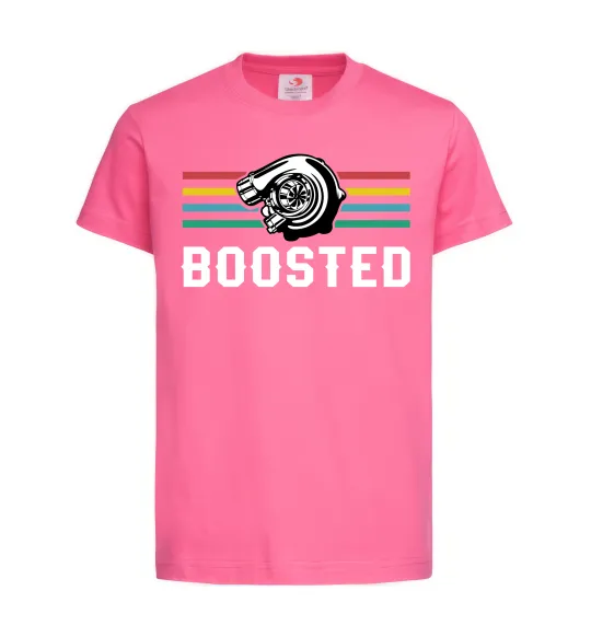 Детская футболка Boosted tuning Ярко-розовый фото