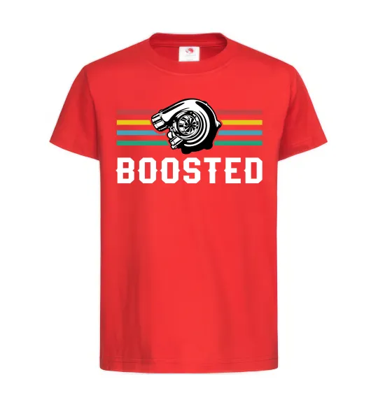 Детская футболка Boosted tuning Красный фото