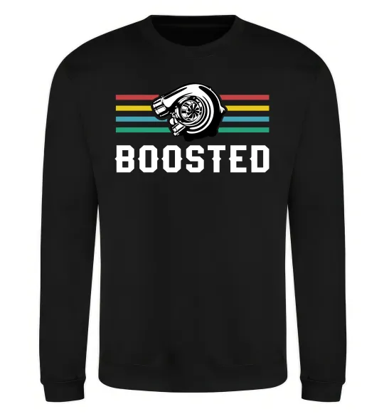 Свитшот Boosted tuning Черный фото