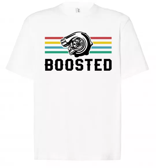 Футболка Оверсайз Boosted tuning Белый фото