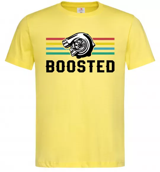 Мужская футболка Boosted tuning Лимонный фото