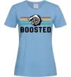 Жіноча футболка Boosted tuning Блакитний фото