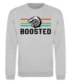 Свитшот Boosted tuning Серый меланж фото
