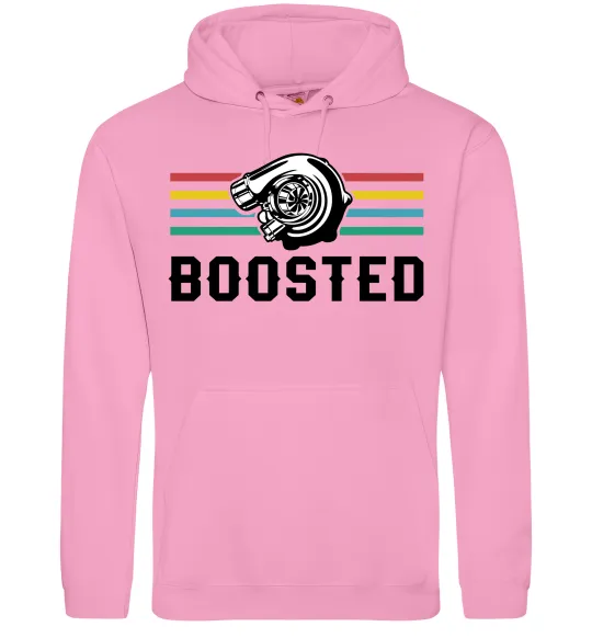Мужская толстовка (худи) Boosted tuning Розовый фото