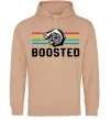Мужская толстовка (худи) Boosted tuning Песочный фото