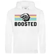 Женская толстовка (худи) Boosted tuning Белый фото