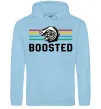 Женская толстовка (худи) Boosted tuning Голубой фото